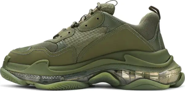 Balenciaga Triple S Sneaker Clear Sole Green - Image 3