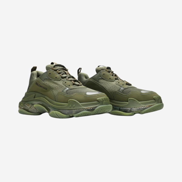 Balenciaga Triple S Sneaker Clear Sole Green